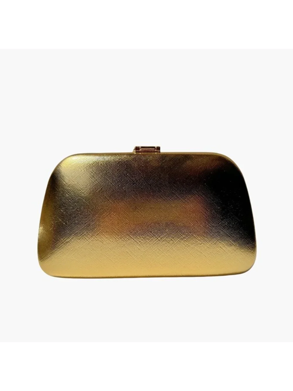 👜Women's Gold Banquet Bag Dinner Elegant Clutch With Metallic Leaves Clasp